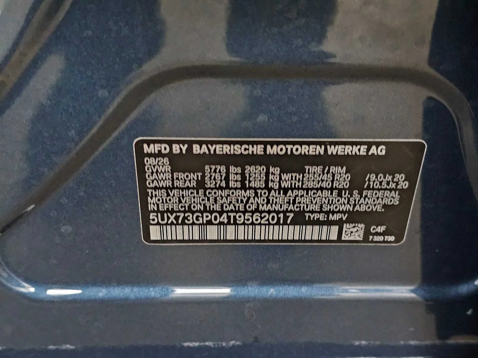 New 2026 Arctic Race Blue metallic BMW M50 xDrive image 34