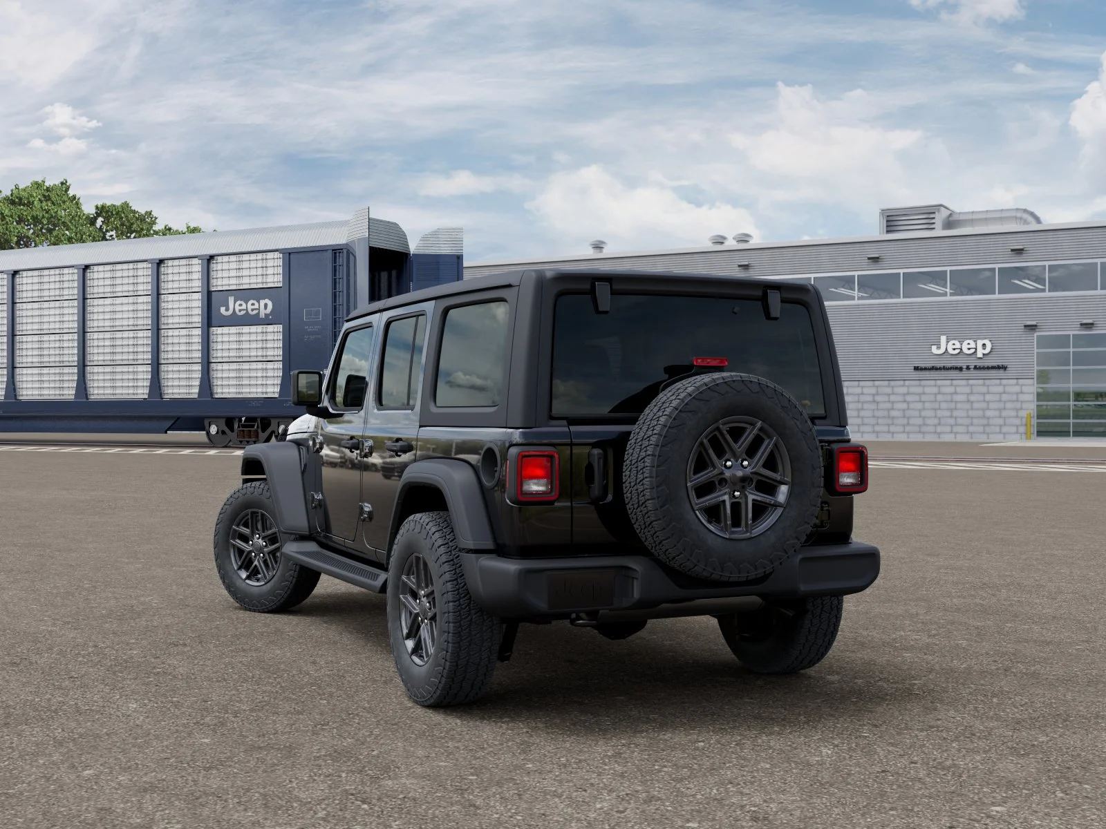 New 2026 Black Clear-Coat Exterior Paint Jeep Sport S image 18