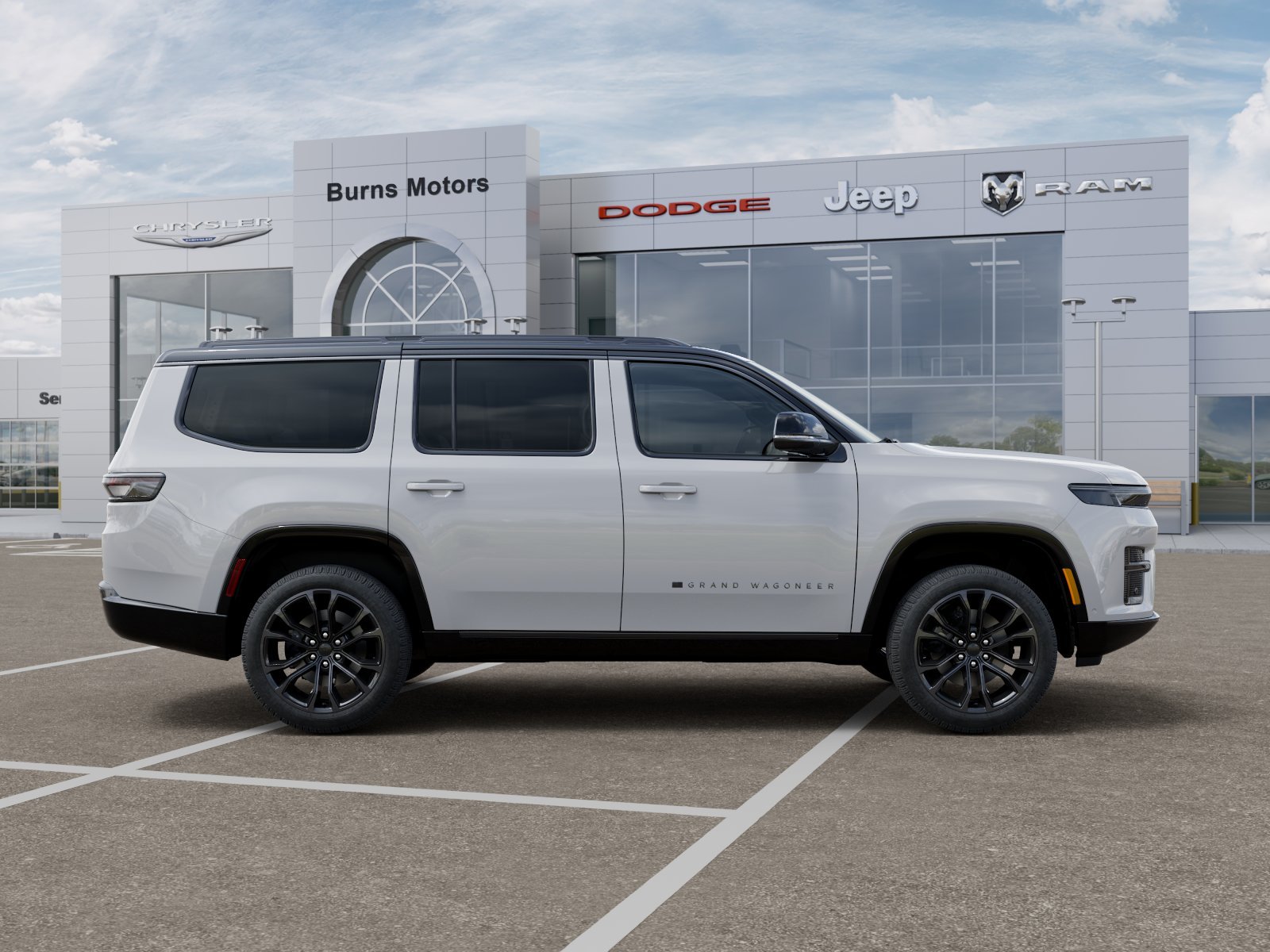 New 2026 Bright White Clear-Coat Exterior Paint Jeep Summit Reserve Black image 47