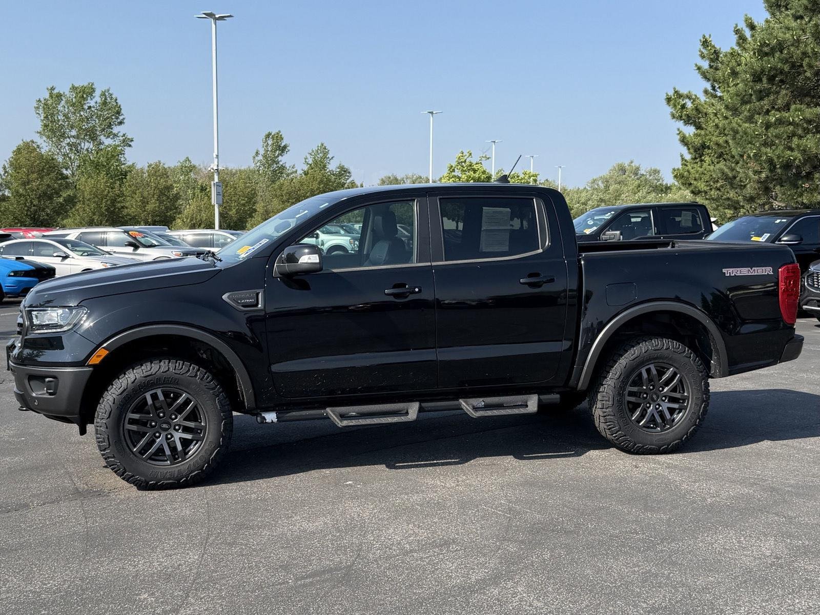 Used 2021 Shadow Black Ford LARIAT image 6
