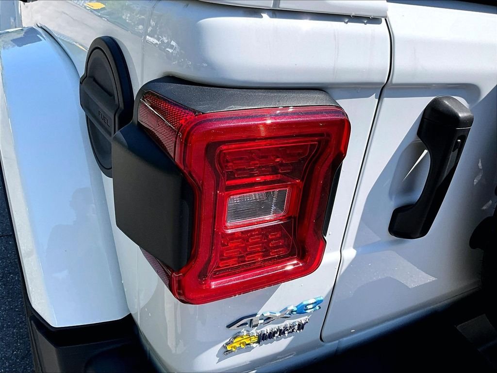 Used 2023 Bright White Clearcoat Jeep Sahara 4xe image 33