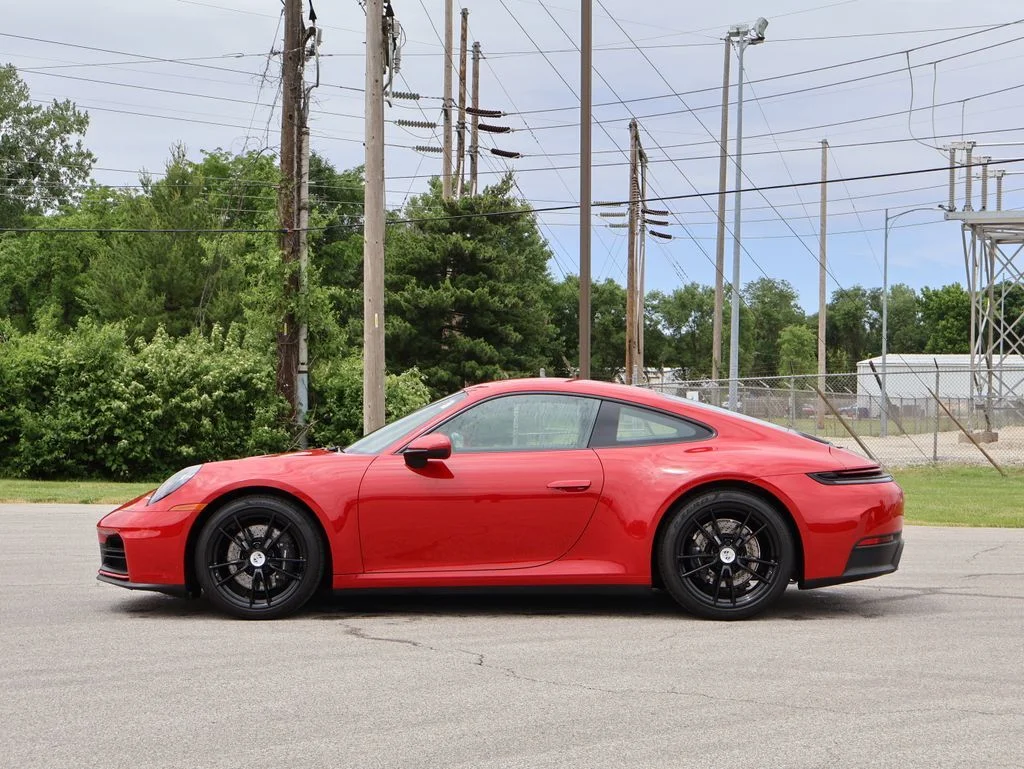 Used 2025 Carmine Red Porsche Carrera image 2