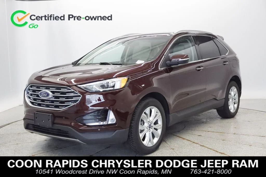 Certified Used 2020 Red Ford Titanium image 1