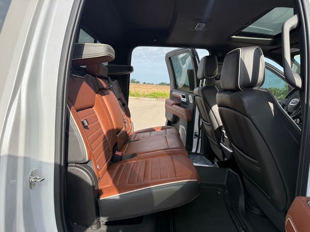 Used 2024 White Frost Tri-Coat GMC Denali Ultimate image 22