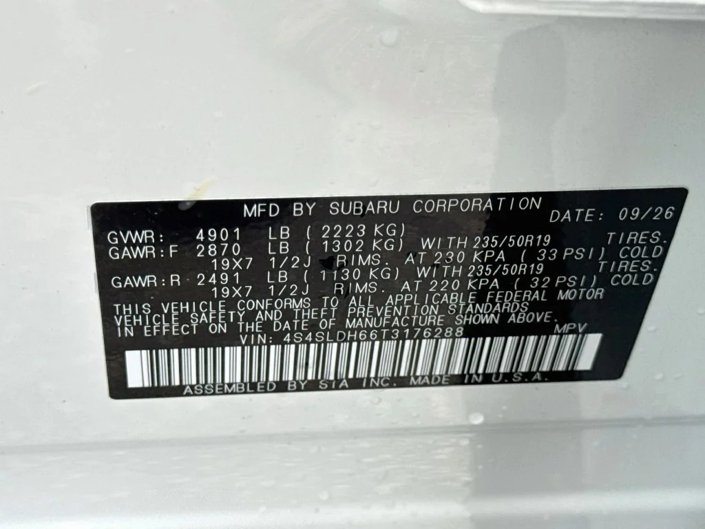 New 2026 White Subaru Sport image 41