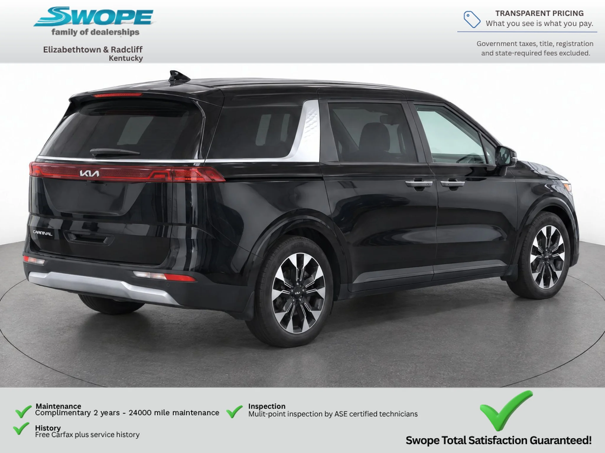 Used 2024 Aurora Black Pearl Kia EX image 5