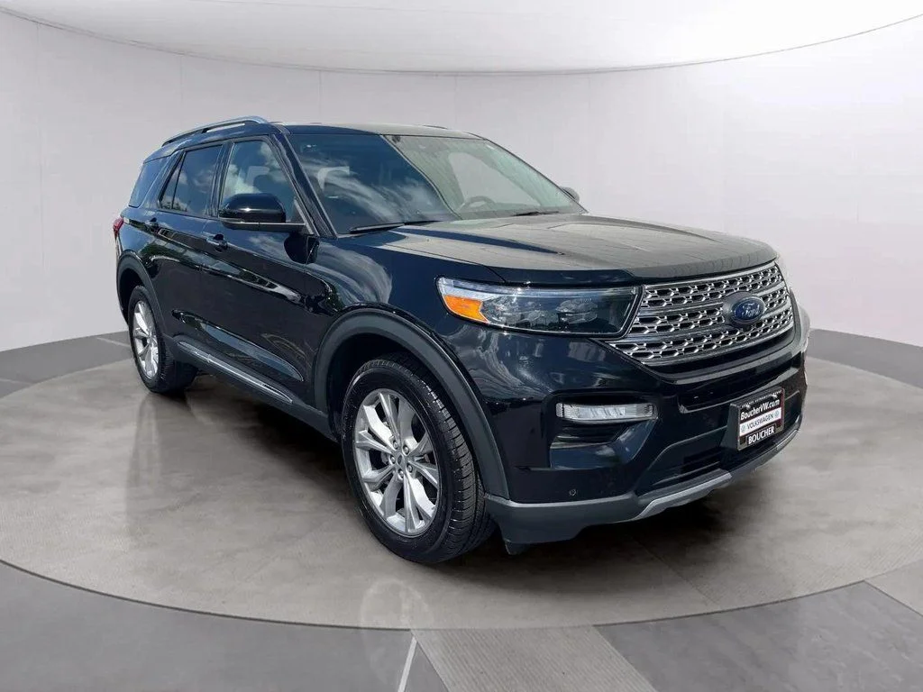 Used 2023 Agate Black Metallic Ford Limited image 7