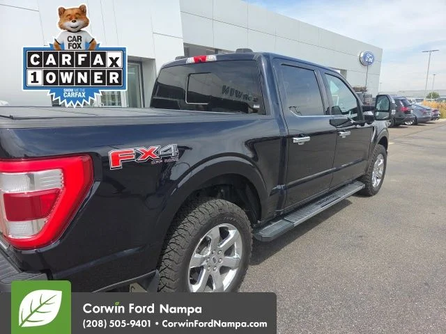 Used 2021 Blue Ford Lariat image 4
