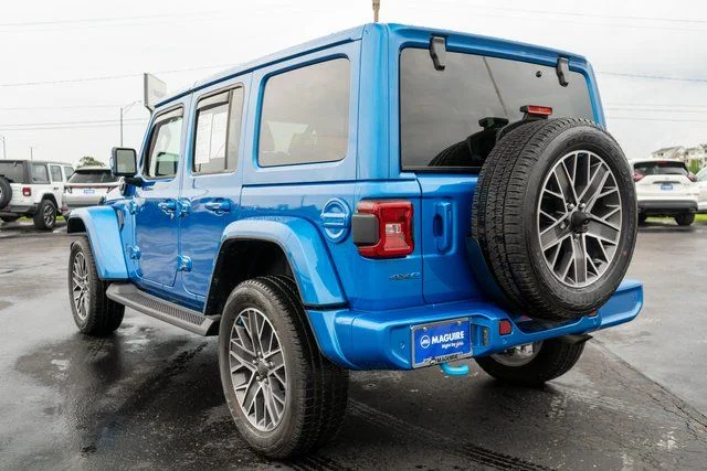 Used 2023 Blue Jeep Sahara 4xe image 8