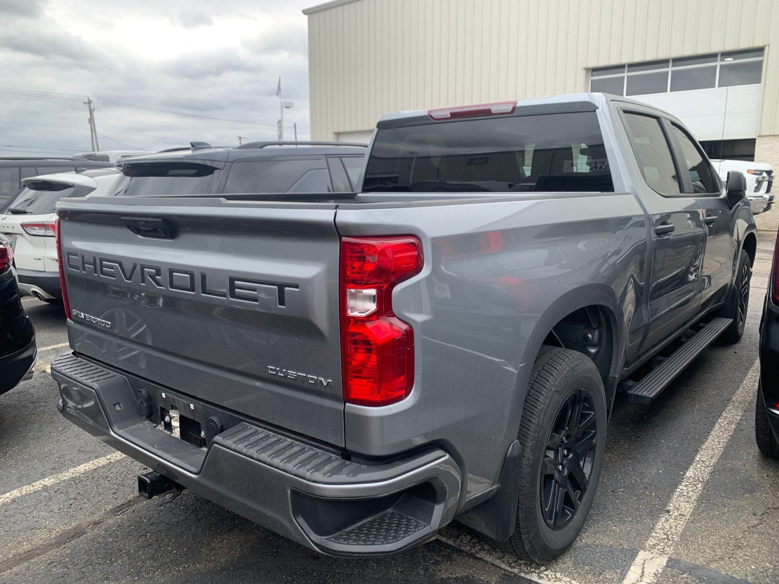 Used 2025 Sterling Gray Metallic Chevrolet Custom image 1