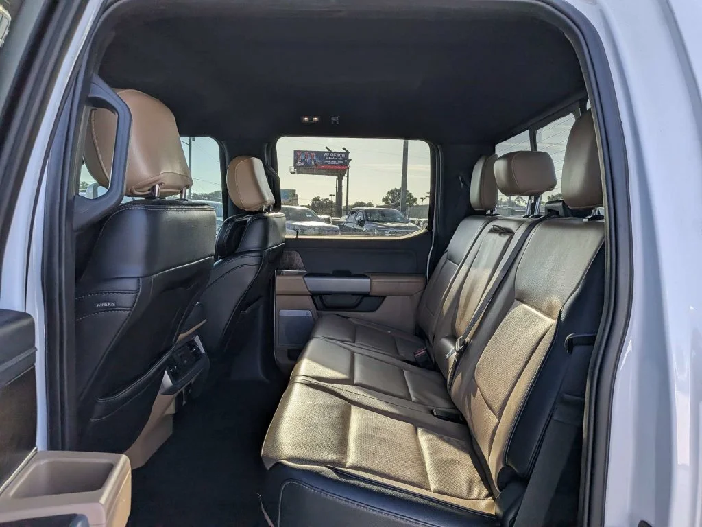 Used 2024 White Metallic Ford Lariat image 12