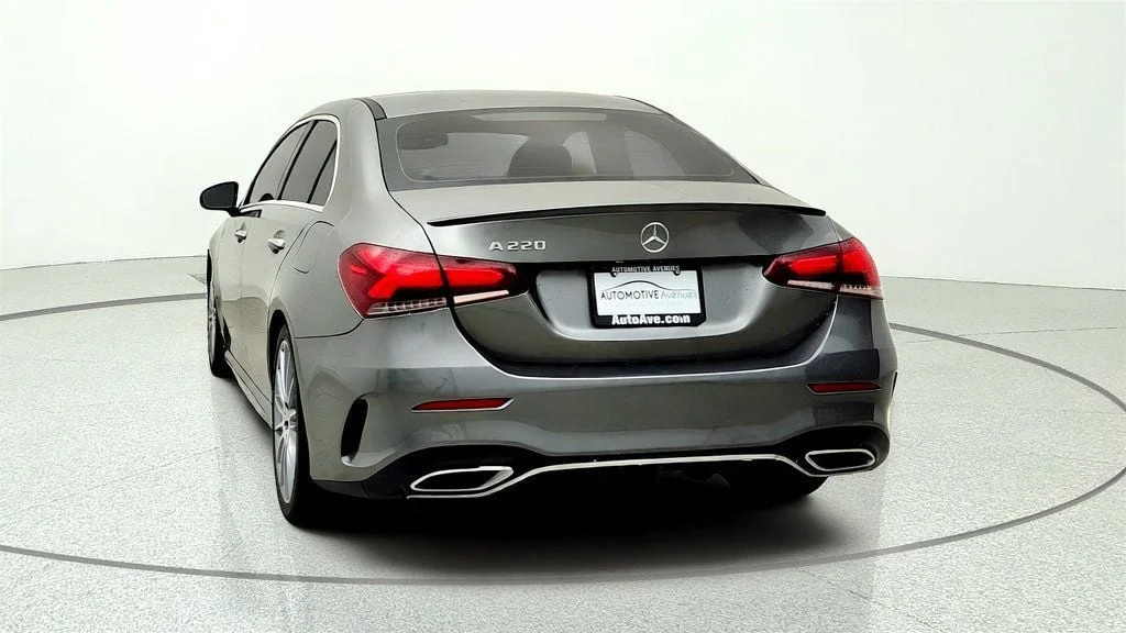 Used 2019 Mountain Grey Metallic Mercedes-Benz A 220 Sedan w/ AMG® Line & Premium Pkgs + 19