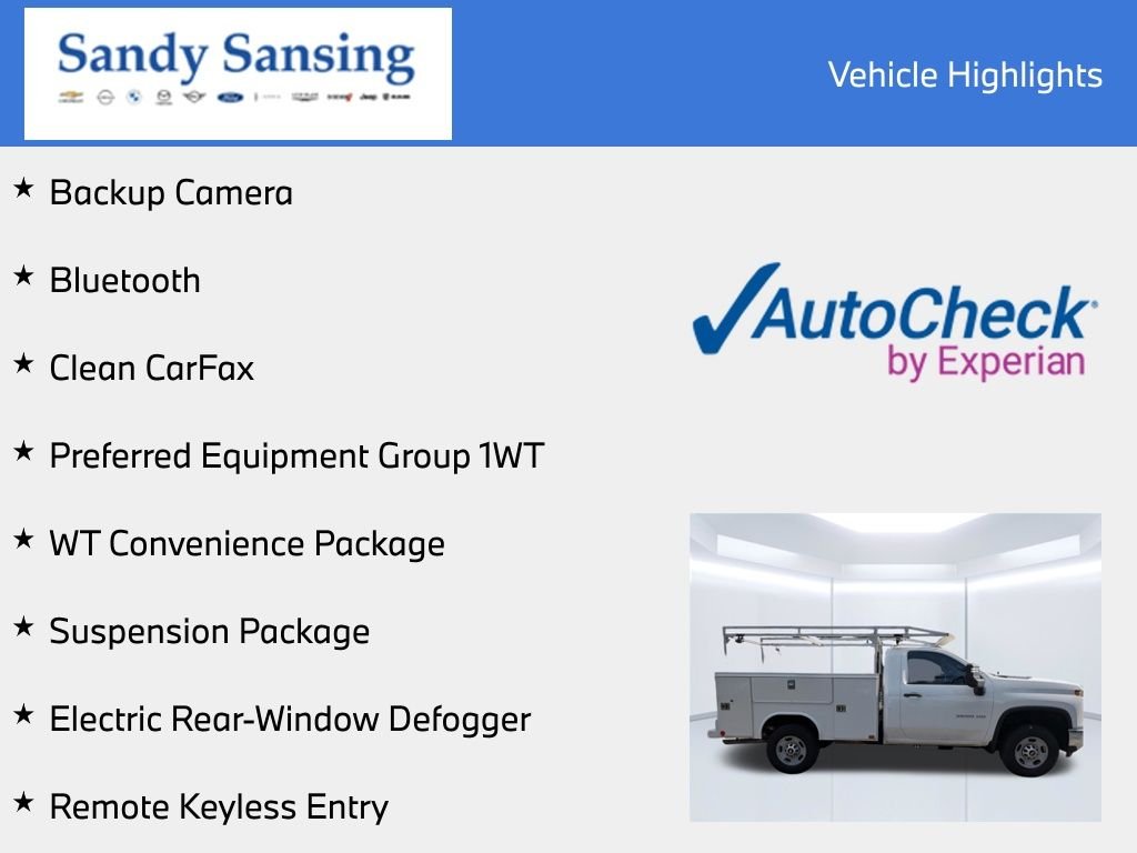 Used 2024 White Chevrolet Work Truck image 7