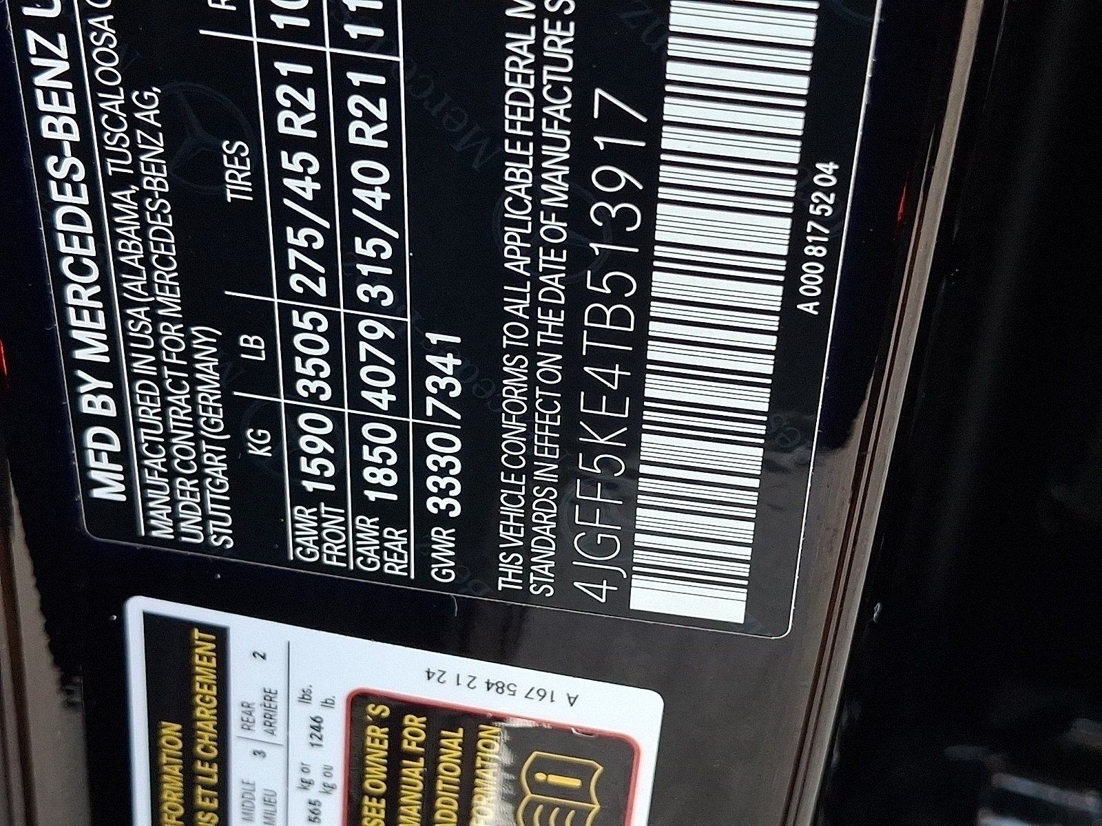 Certified Used 2026 Obsidian Black Metallic - 197 Mercedes-Benz 4MATIC® image 31