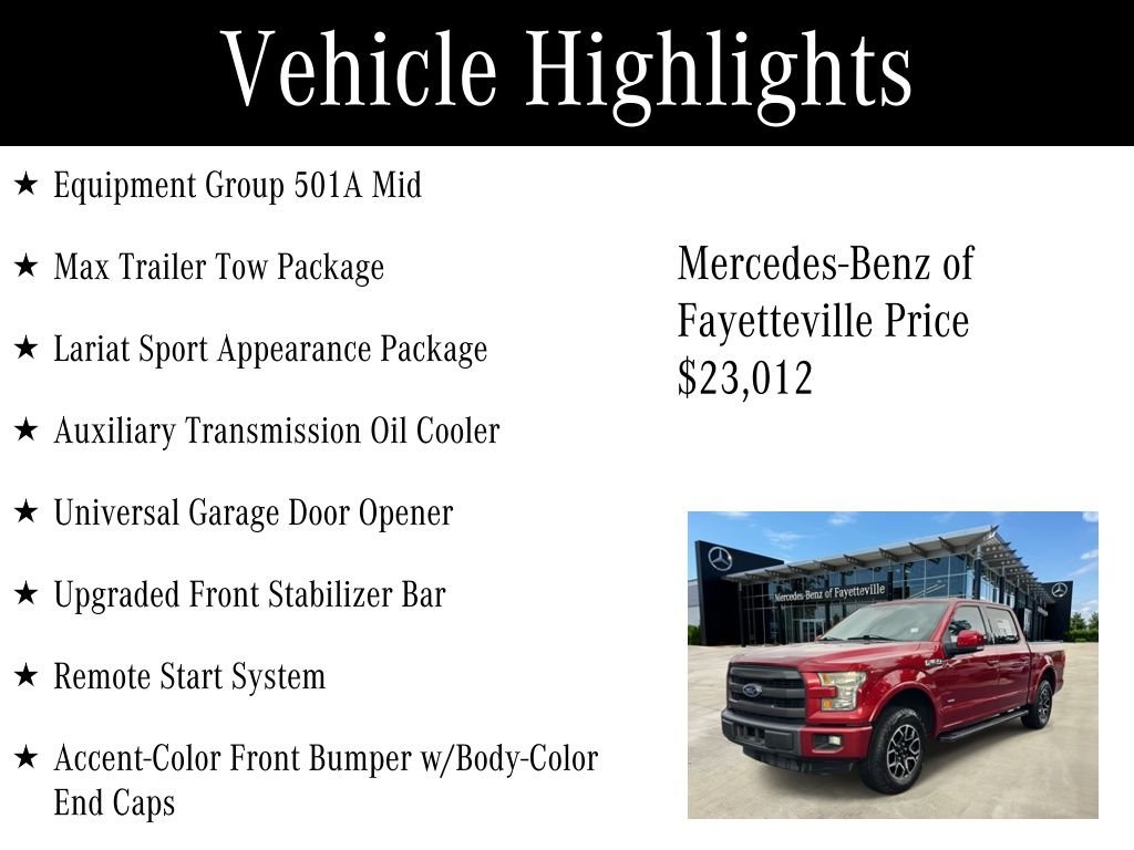 Used 2015 Red Ford Lariat image 6