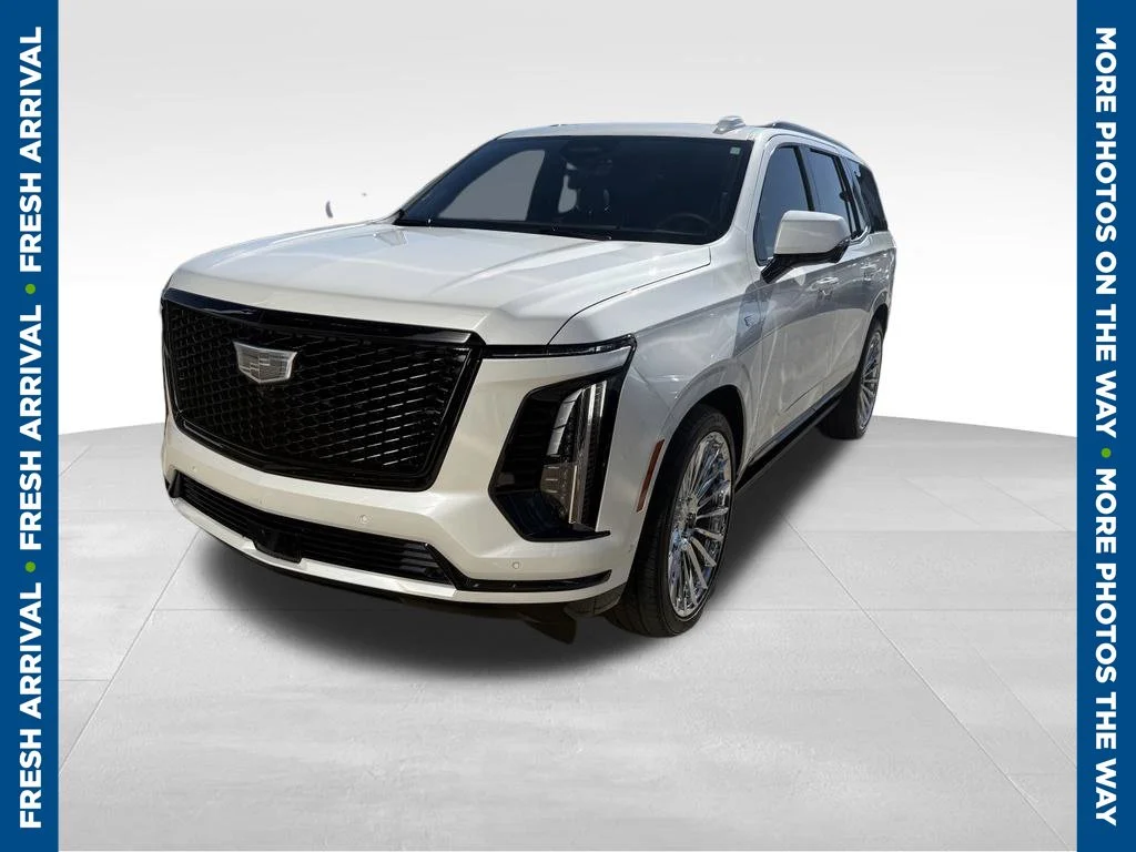 Used 2025 White Cadillac Sport Platinum image 1