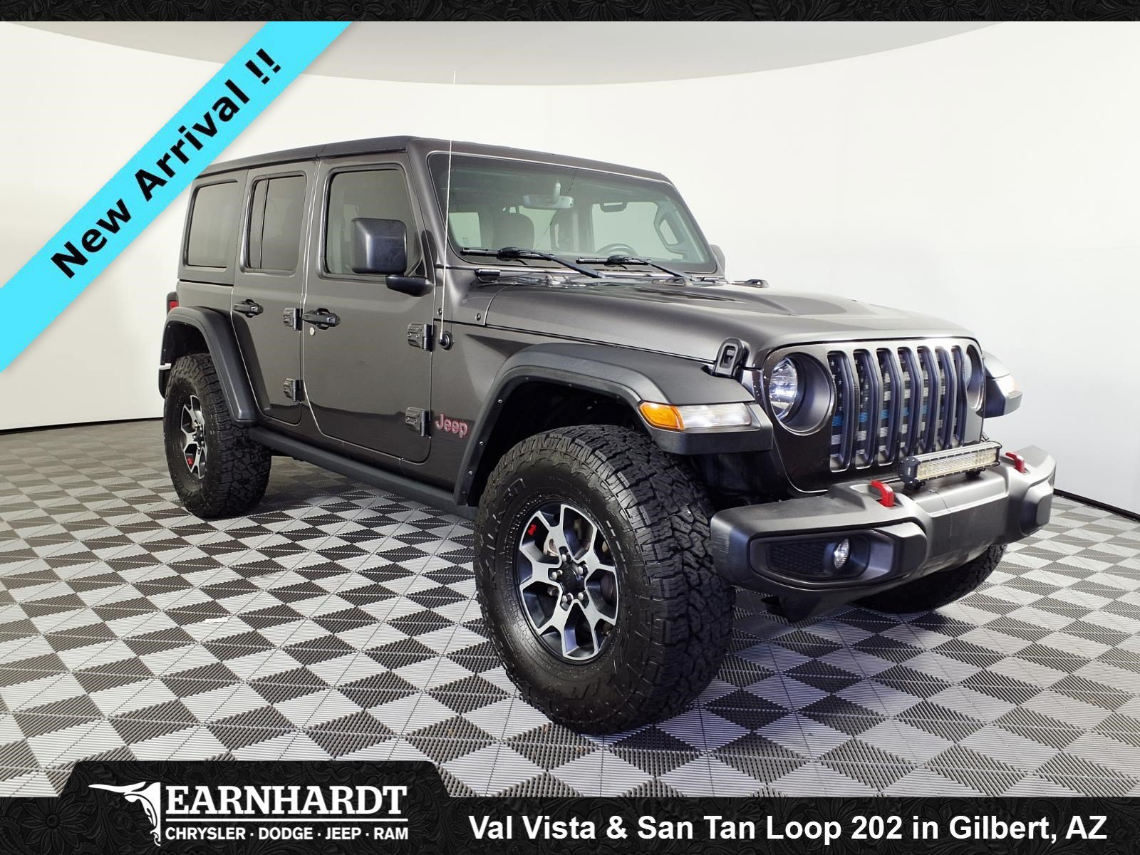 Certified Used 2022 Granite Crystal Metallic Clearcoat Jeep Unlimited Rubicon image 3