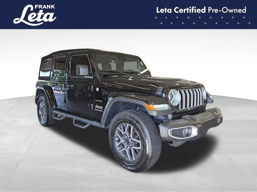 Used 2024 Black Jeep Sahara image 8