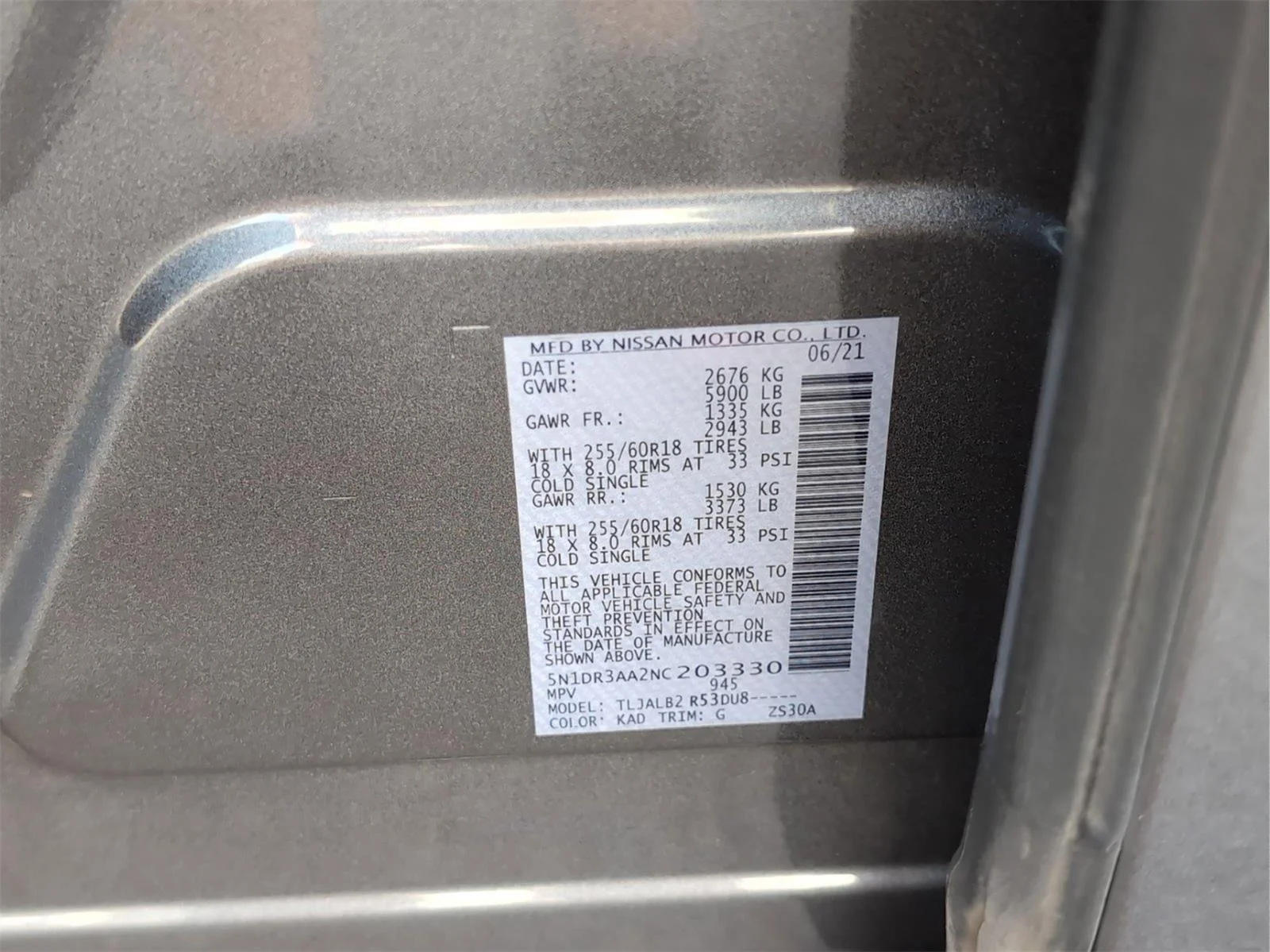 Used 2022 Gun Metallic Nissan S image 10