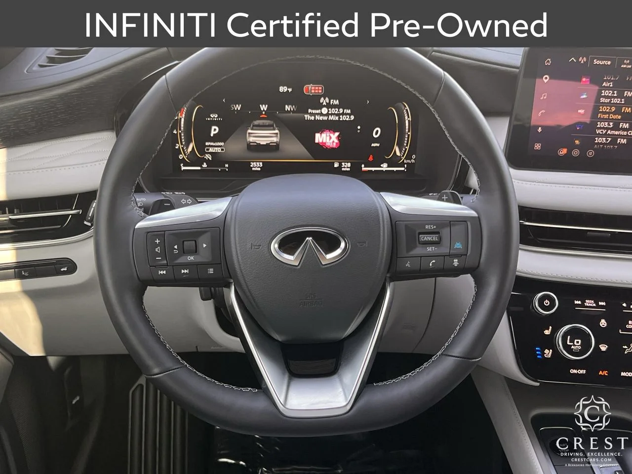 Certified Used 2027 Moonbow Blue Black Obsidian INFINITI AUTOGRAPH image 14