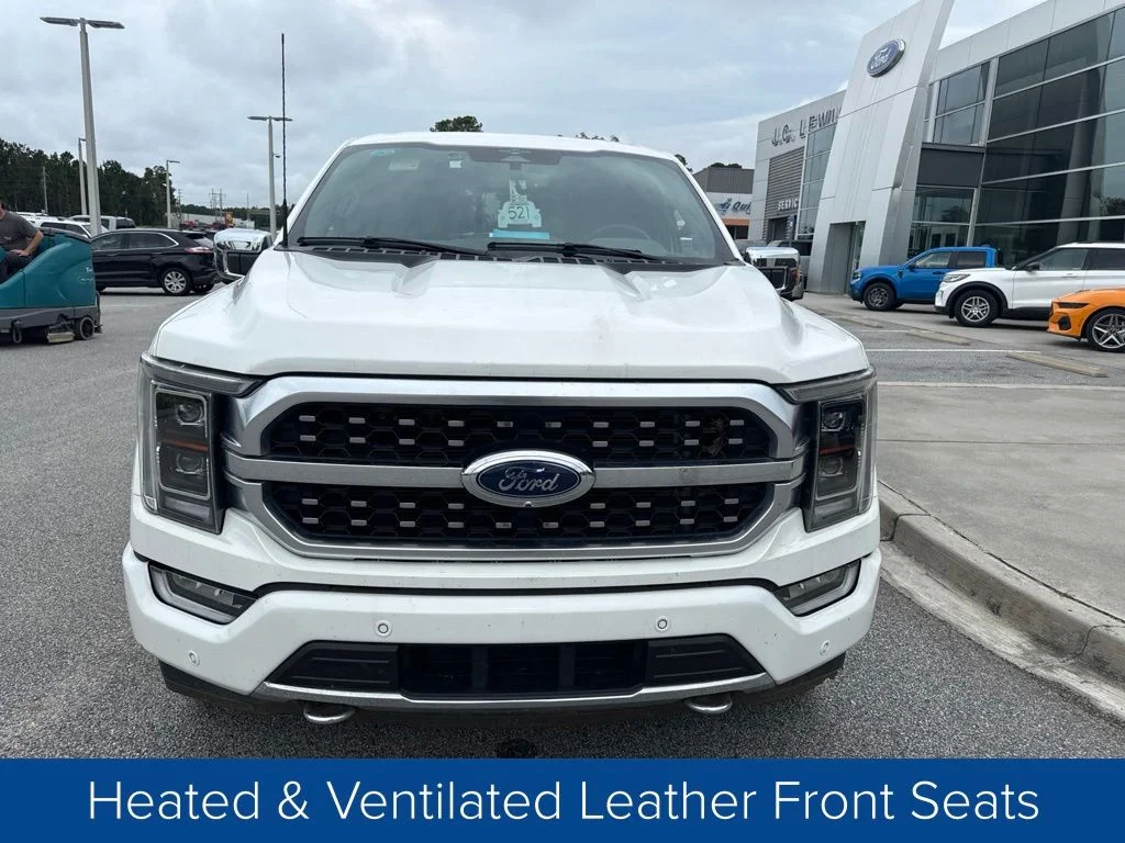 Used 2023 White Metallic Ford Platinum image 2