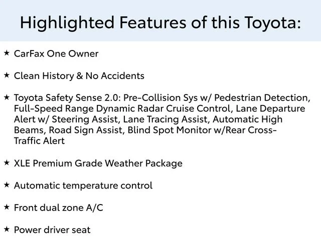 Used 2021 Black Toyota XLE Premium image 2