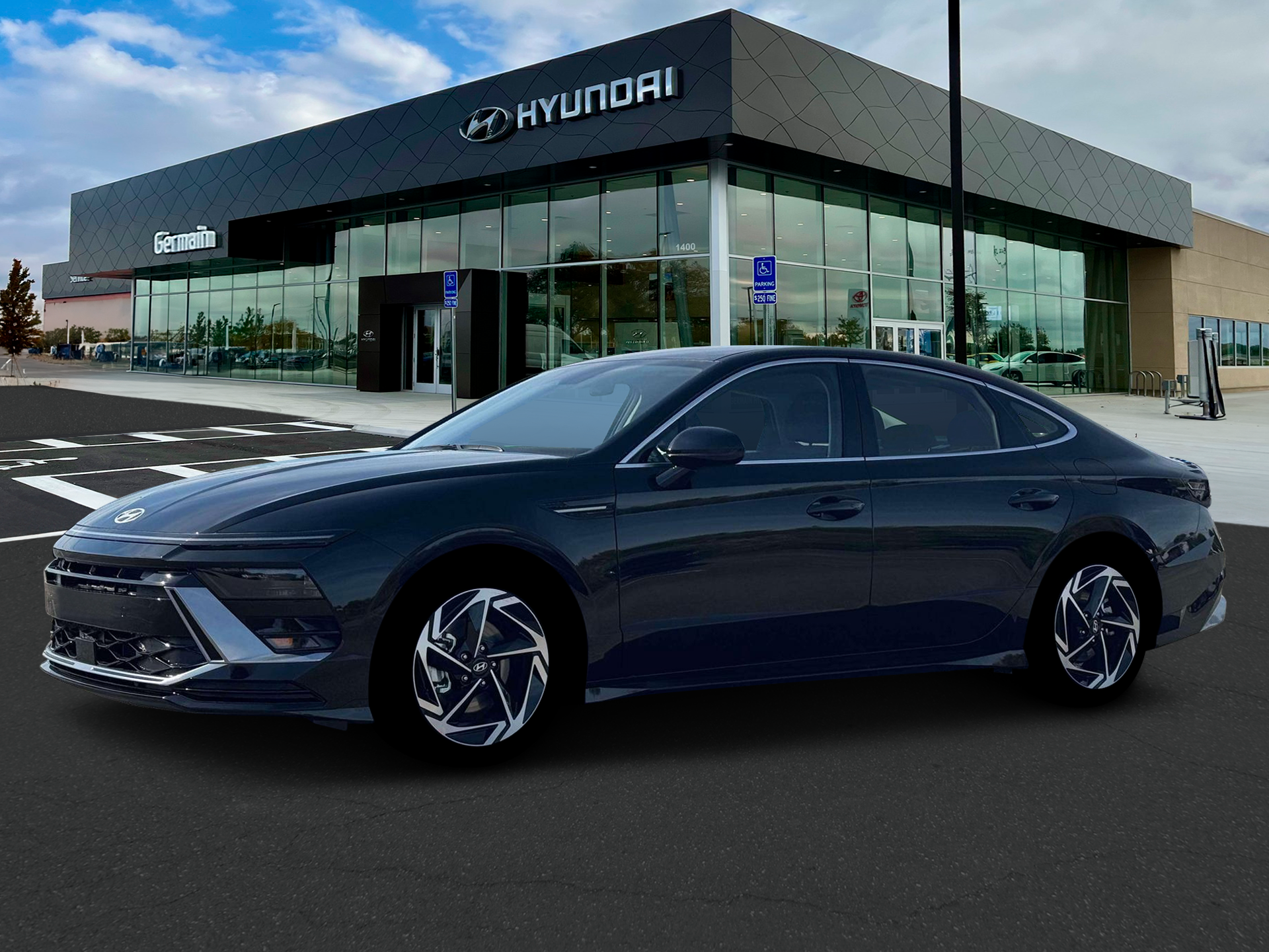 New 2026 Abyss Black Hyundai SEL Sport image 2