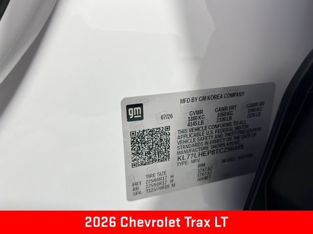 New 2026 Summit White Chevrolet LT image 25