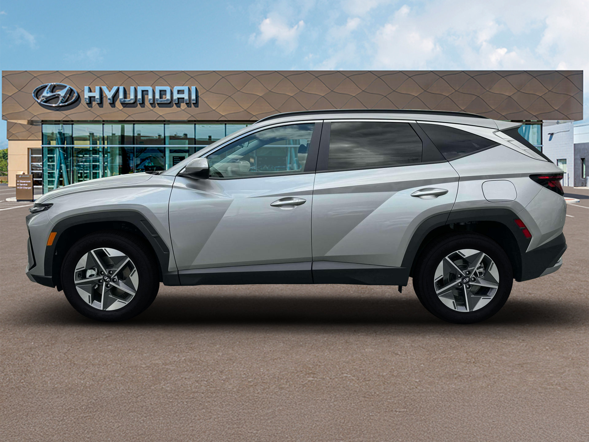 New 2026 Shimmering Silver Hyundai SEL AWD image 3