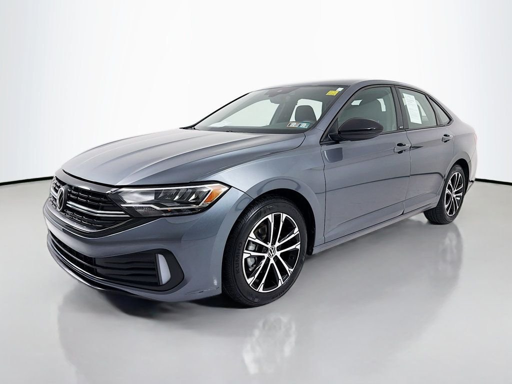 Used 2024 Platinum Gray Metallic Volkswagen Sport Automatic image 3