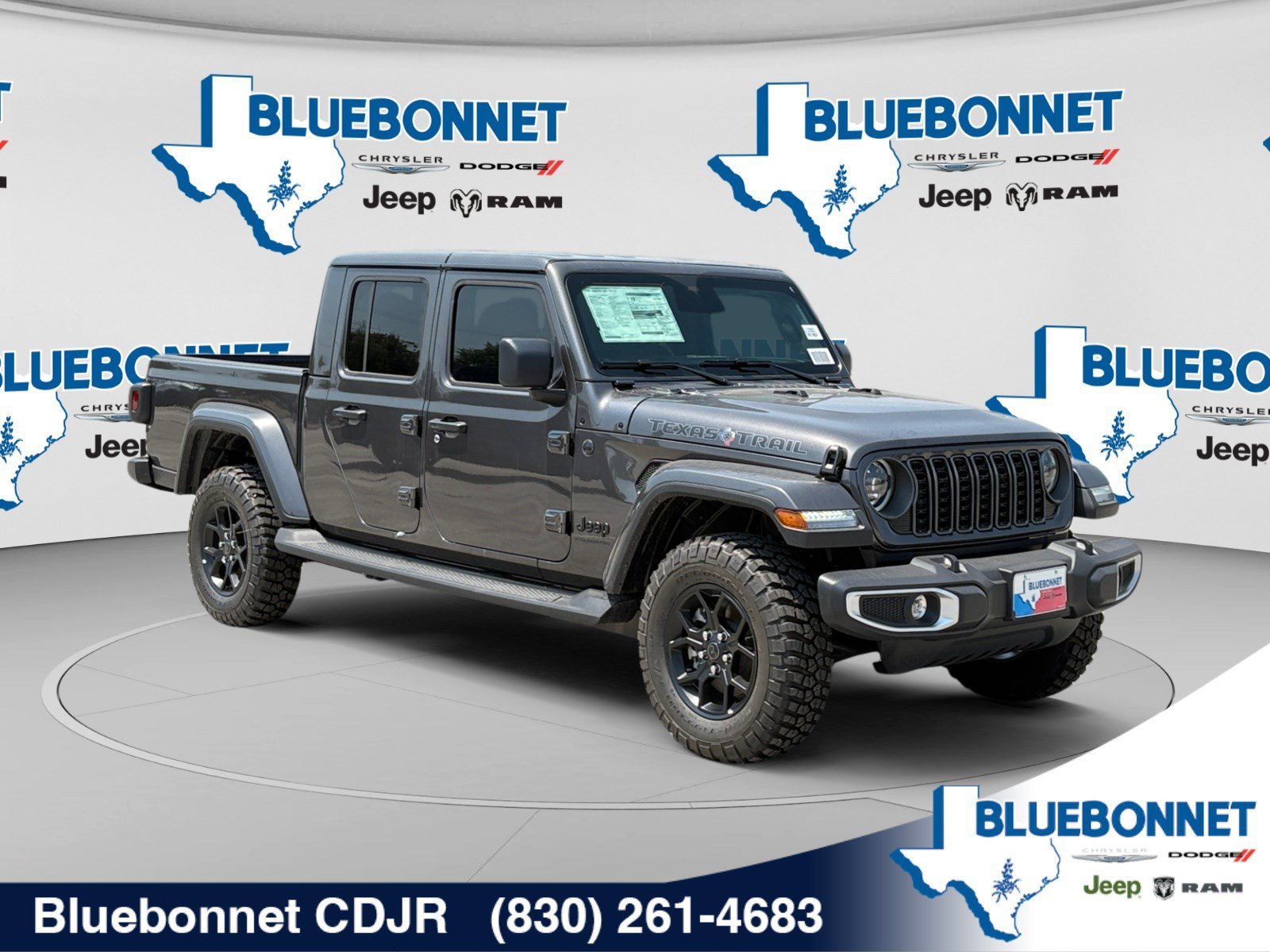 New 2026 Granite Crystal Metallic Clear-Coat Exterior Paint Jeep Texas Trail image 3