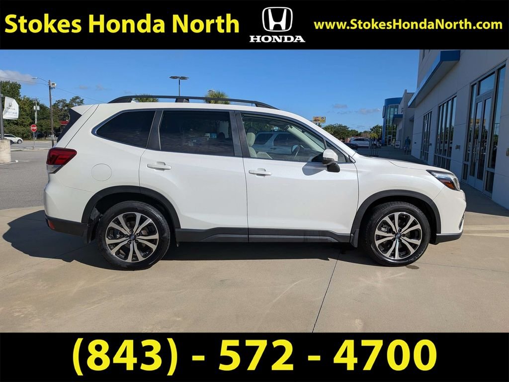 Used 2021 White Subaru Limited image 8