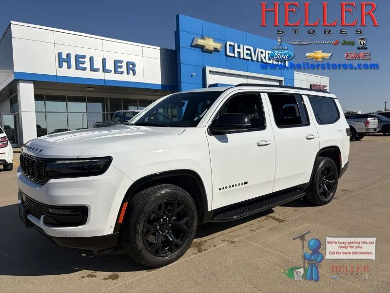 Used 2024 Bright White Clearcoat Jeep Series II Carbide image 1
