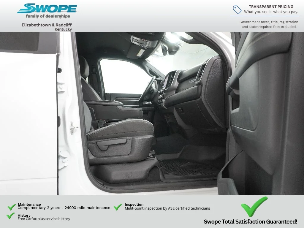 Used 2024 Bright White Clearcoat Ram Big Horn image 8