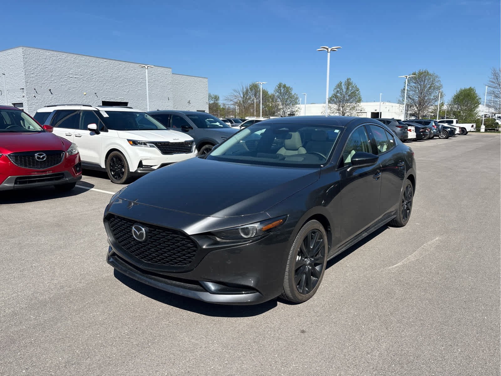 Certified 2025 Mazda Mazda3 Turbo Premium Plus with VIN 3MZBPBEY7SM471557 for sale in Kansas City