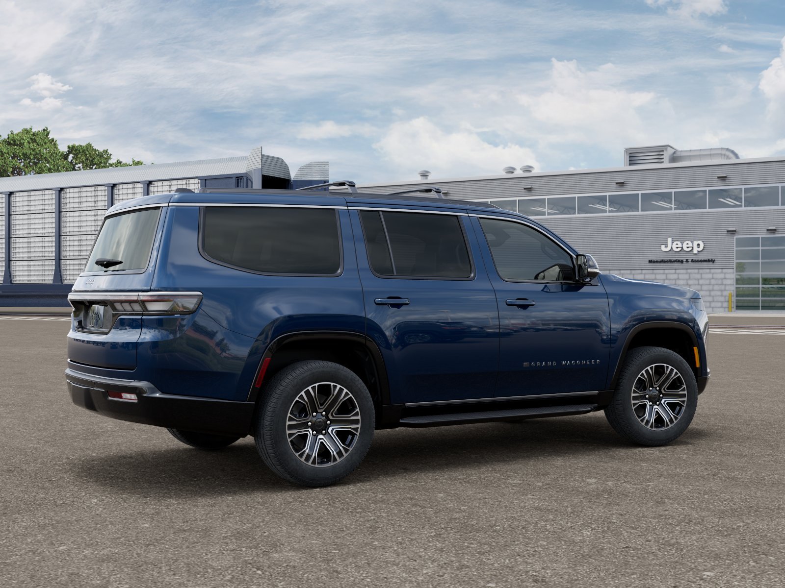 New 2026 Fathom Blue Pearl-Coat Exterior Paint (Late Availability) Jeep Grand Wagoneer image 2