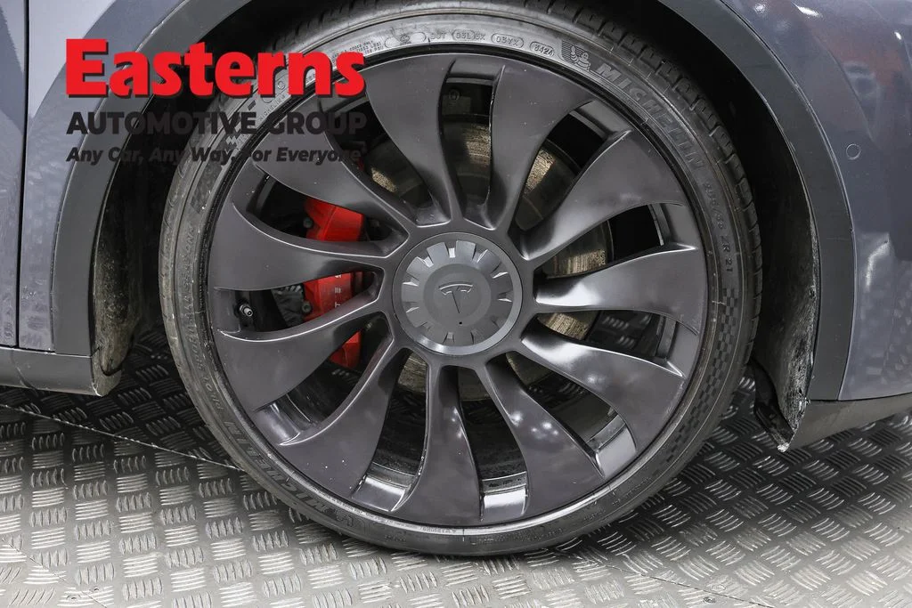 Used 2022 Gray Tesla Performance image 25