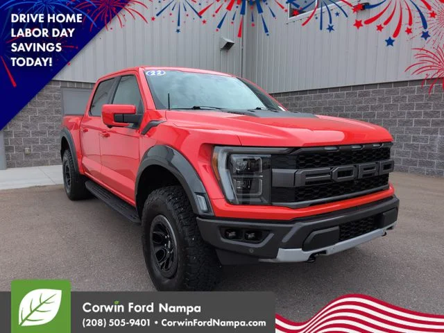 Certified Used 2022 Orange Metallic Ford  image 1