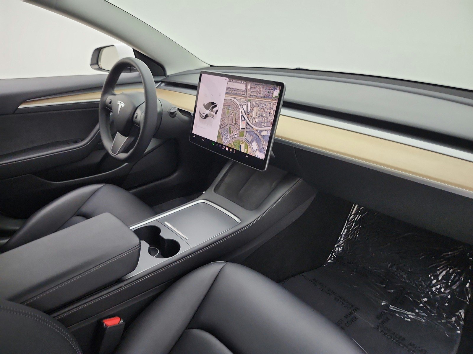 Used 2023 Pearl White Multi-Coat Tesla RWD image 21
