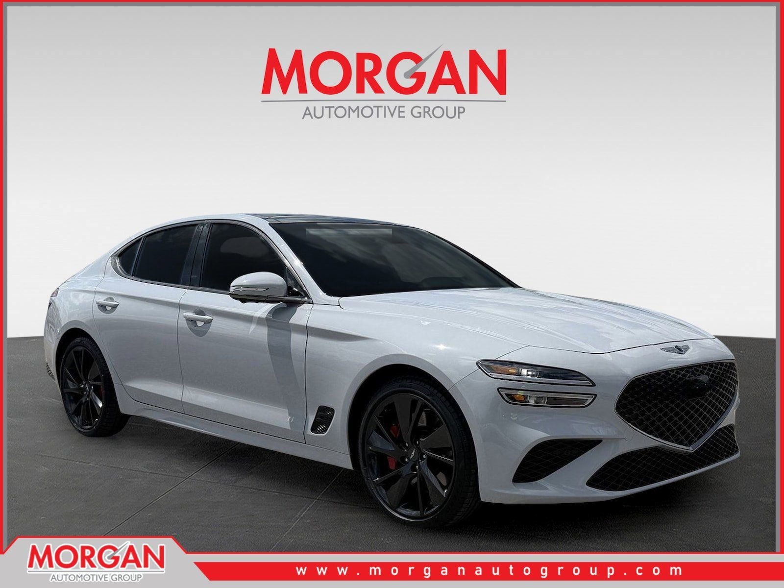 White 2023 Genesis G70 3.3T RWD Sedan Rear-Wheel Drive