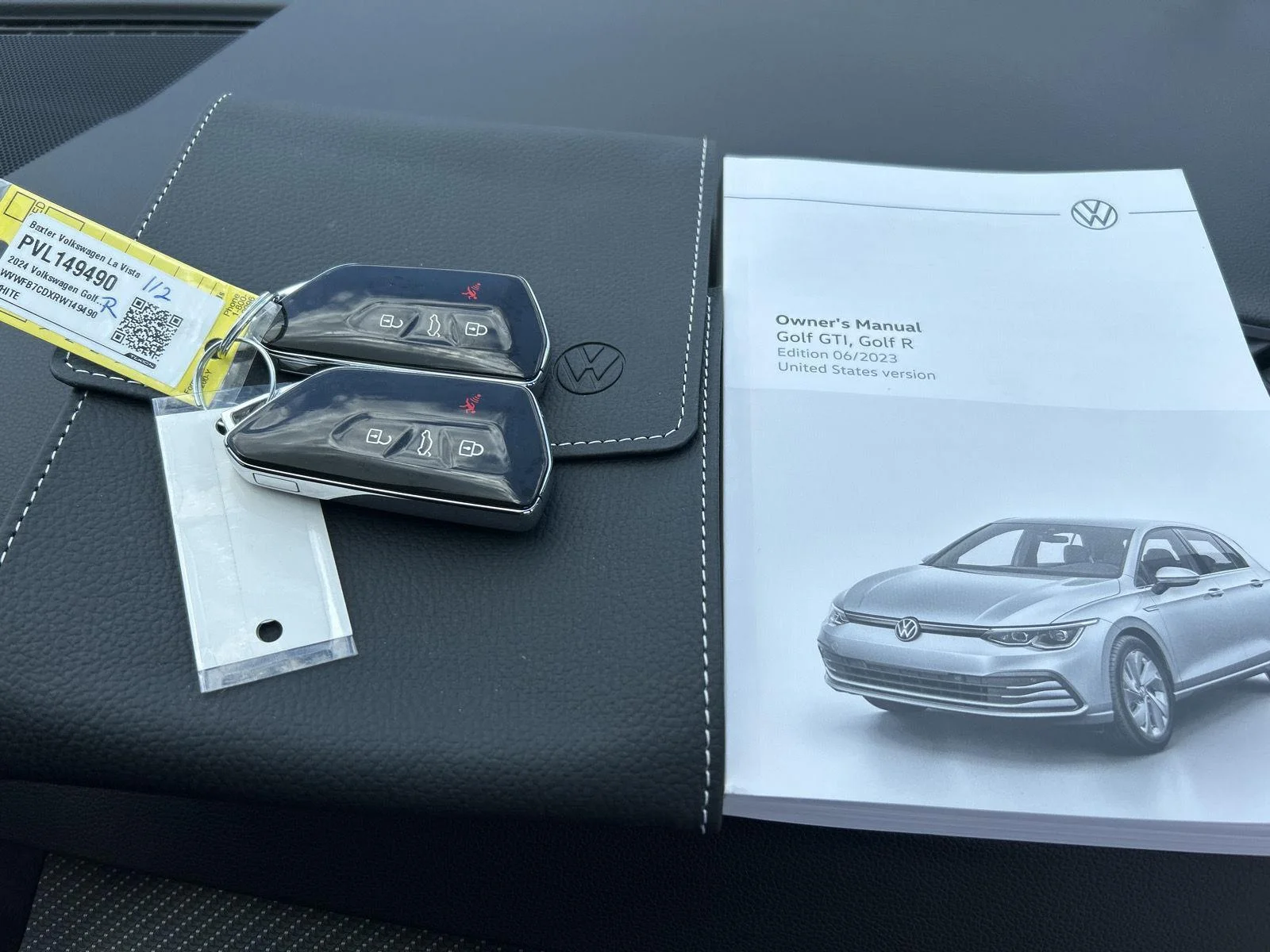 Certified Used 2024 WHITE Volkswagen 2.0T Manual image 3