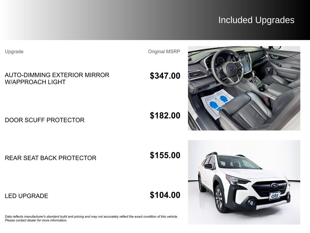 Used 2025 Crystal White Pearl Subaru Limited XT image 5