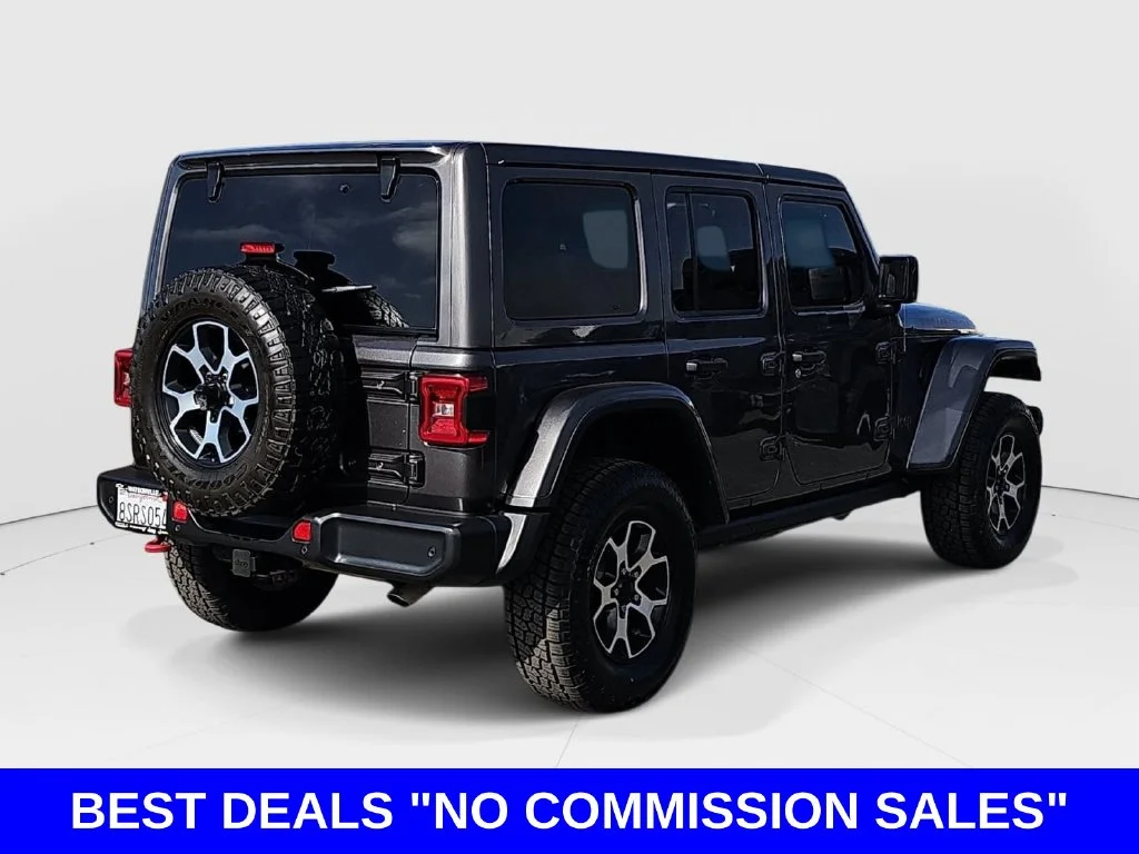 Used 2021 Gray Jeep Unlimited Rubicon image 3