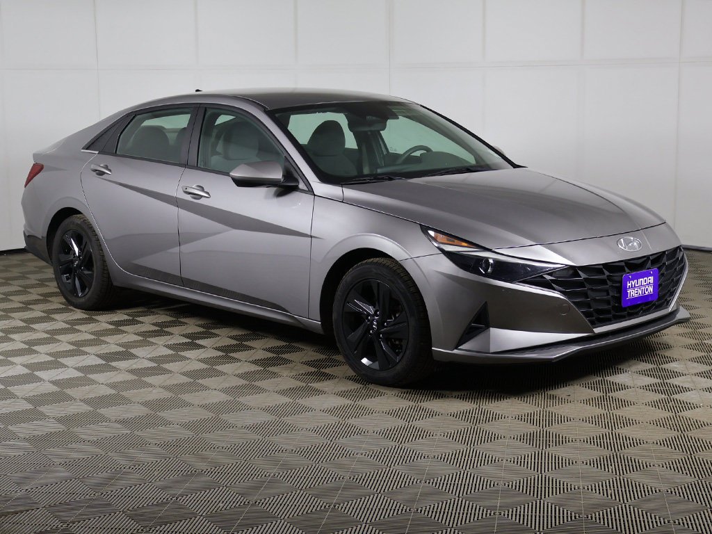 Used 2022 Hyundai Elantra Blue with VIN KMHLM4AJ9NU027130 for sale in Ewing Township, NJ