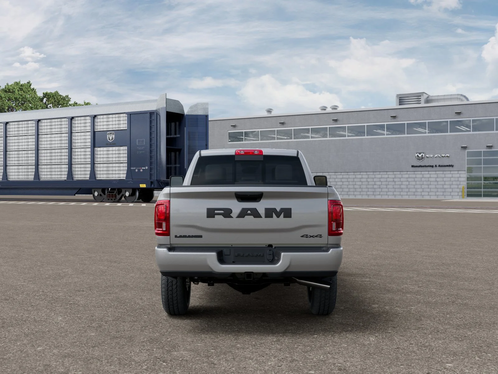 New 2026 Silver-Zynith Exterior Paint RAM Laramie image 8