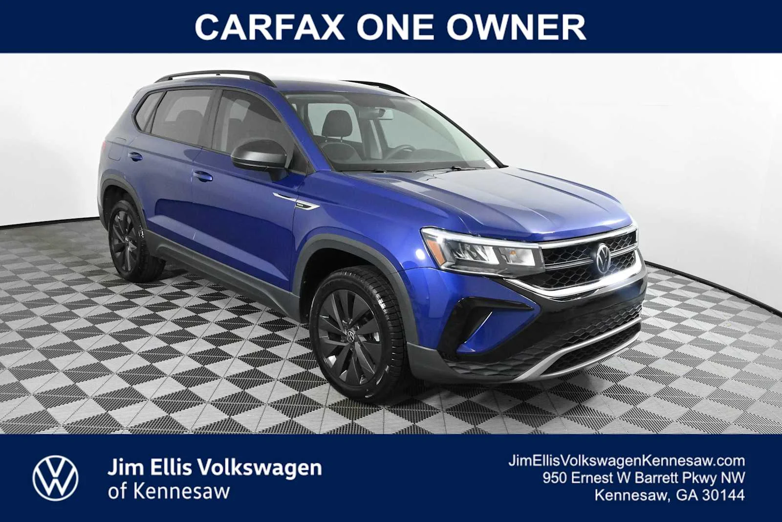 Used 2022 Dusk Blue Metallic Volkswagen S image 1
