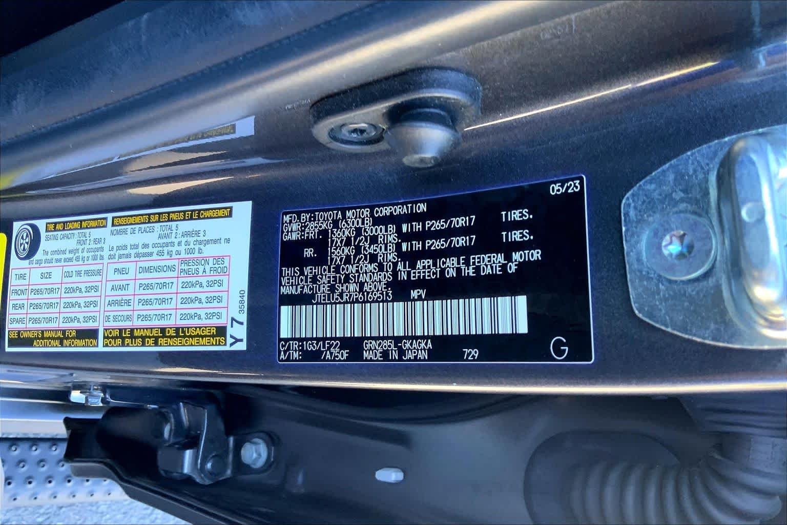 Used 2023 Magnetic Gray Metallic Toyota TRD Pro image 37
