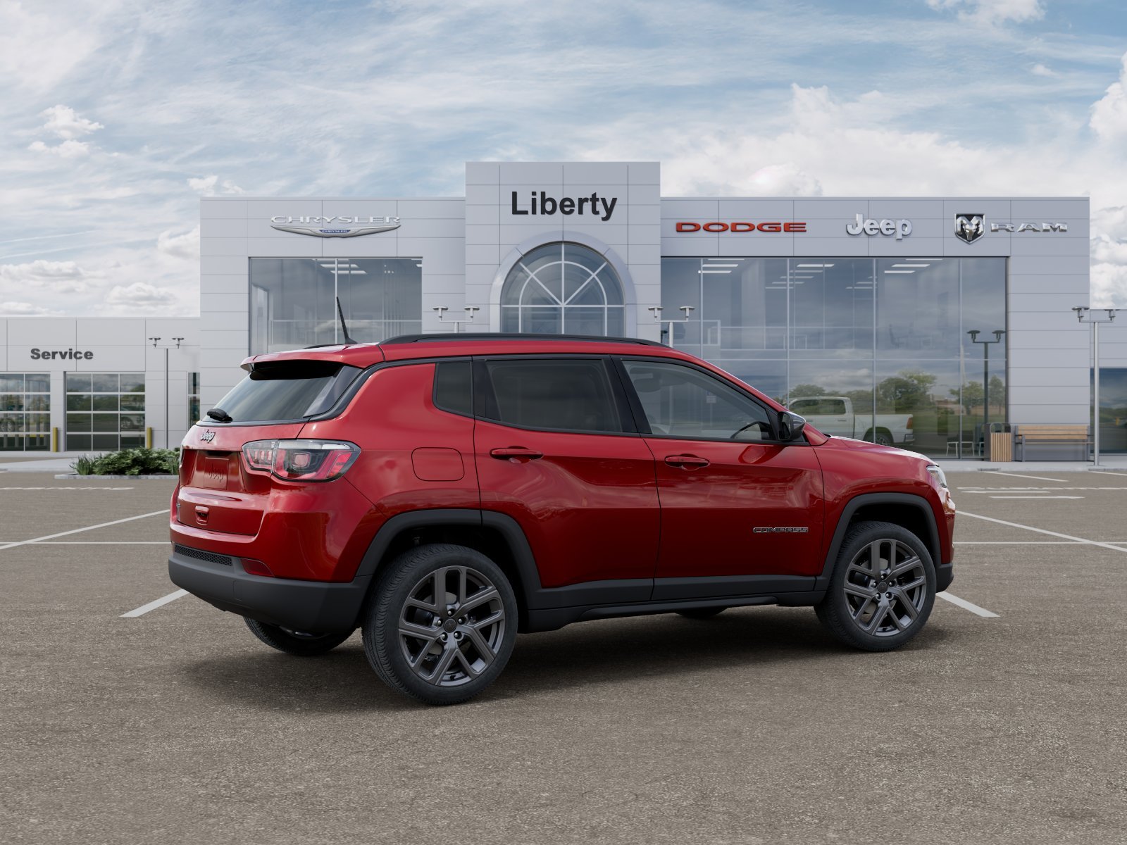 New 2026 Red Hot Pearl-Coat Exterior Paint Jeep Latitude image 35
