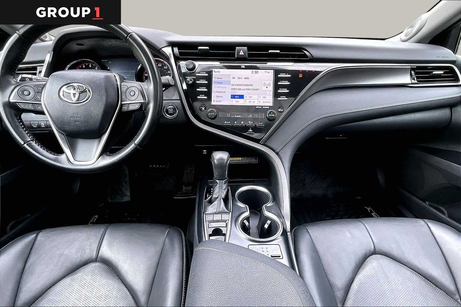Used 2019 Celestial Silver/Midnight Black Metallic Toyota XSE V6 image 16
