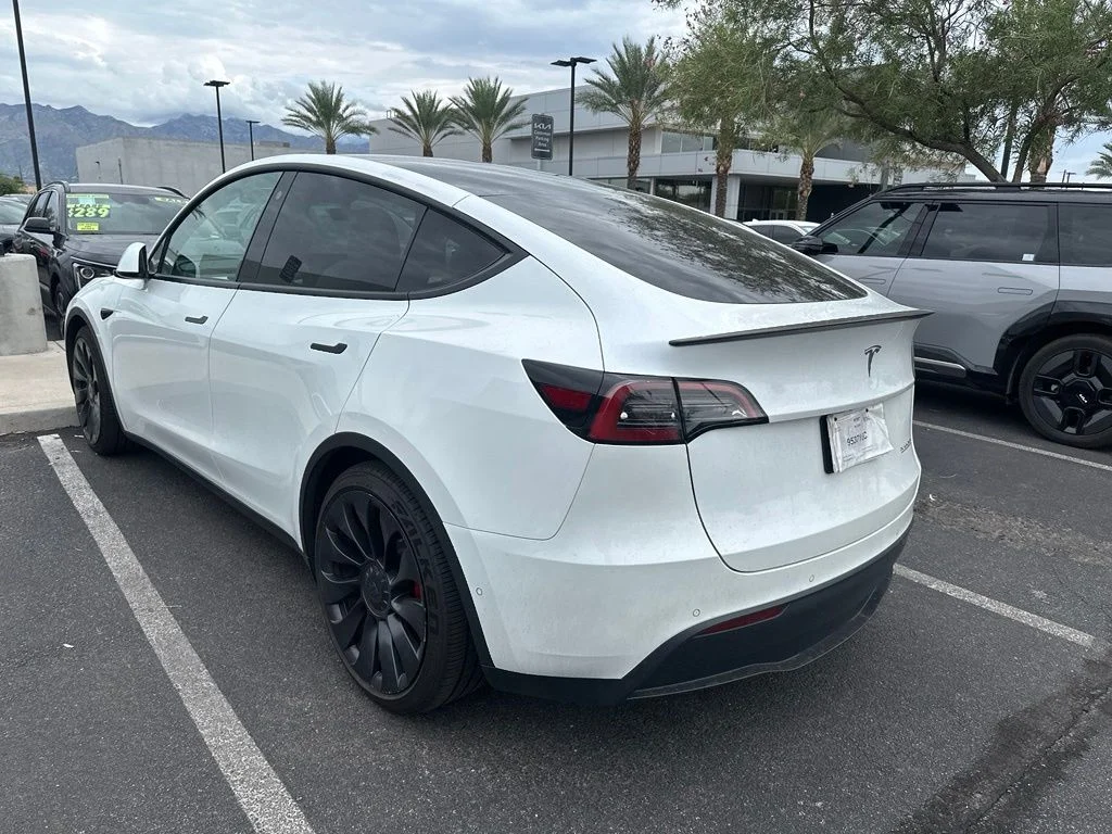 Used 2022 White Tesla Performance image 4
